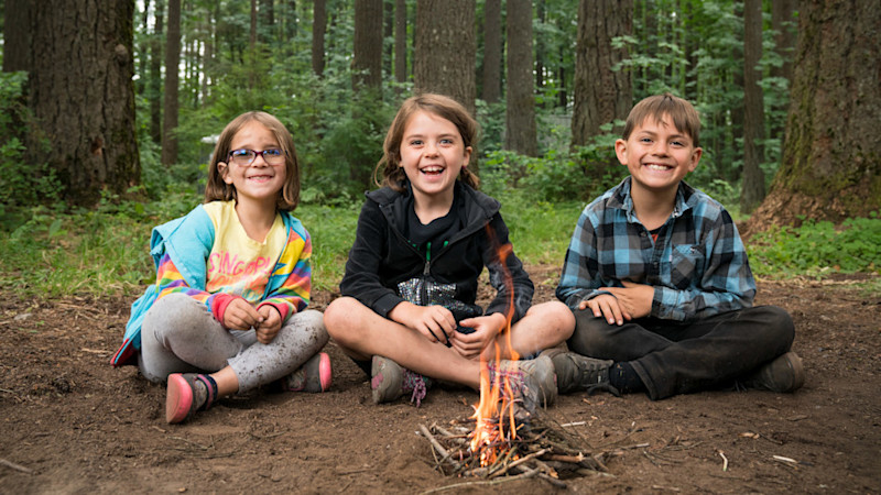 Outdoor Homeschool wilderness skills program in the East Bay